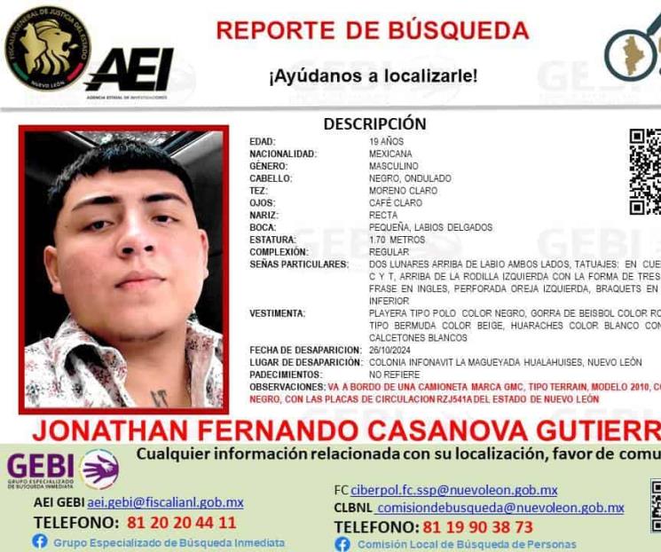 Hallan en Hualahuises camioneta de desaparecidos Hallan en Hualahuises camioneta de desaparecidos