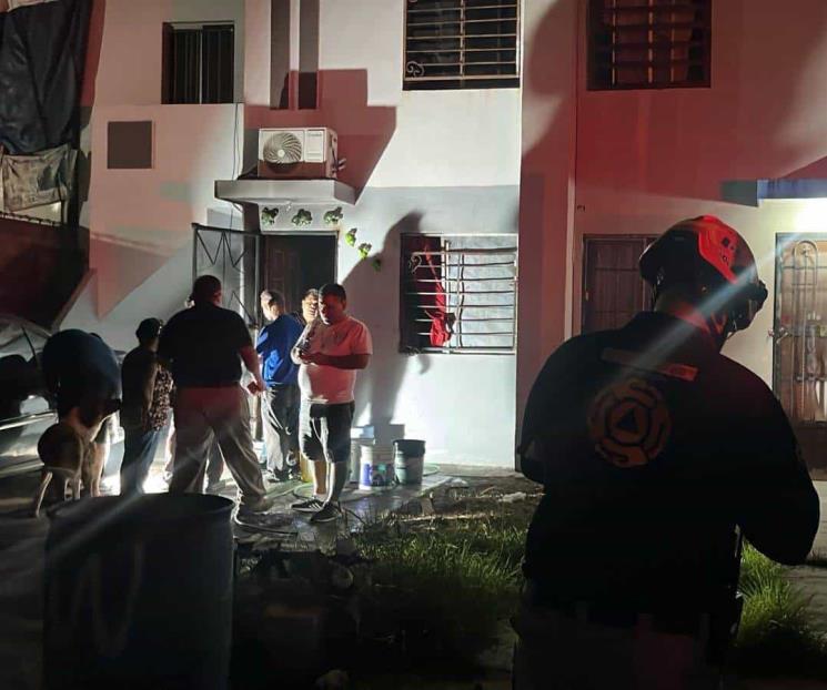 Sufre quemaduras en incendio Sufre quemaduras en incendio