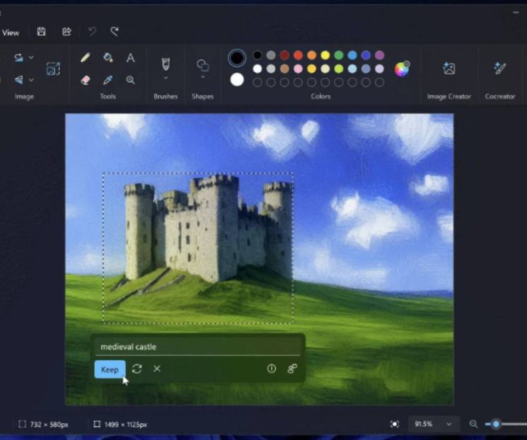 Microsoft Paint planta cara a Photoshop con nuevas funciones de IA Microsoft Paint planta cara a Photoshop con nuevas funciones de IA