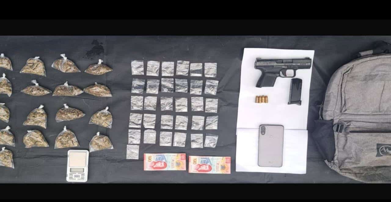 Dos hombres y una mujer, presuntos generadores de violencia, fueron arrestados por elementos del Grupo de Coordinación Metropolitana, en el municipio de Juárez, además les encontraron droga.