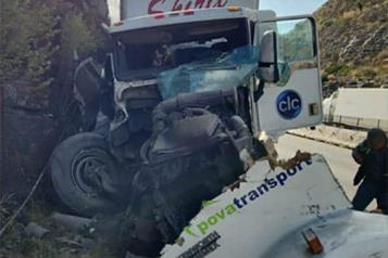 Deja choque en Sabinas dos heridos