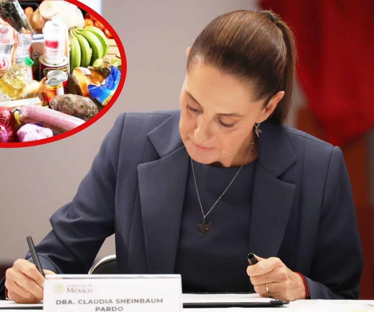 Firma Sheinbaum acuerdo para reducir precios de la canasta básica Firma Sheinbaum acuerdo para reducir precios de la canasta básica