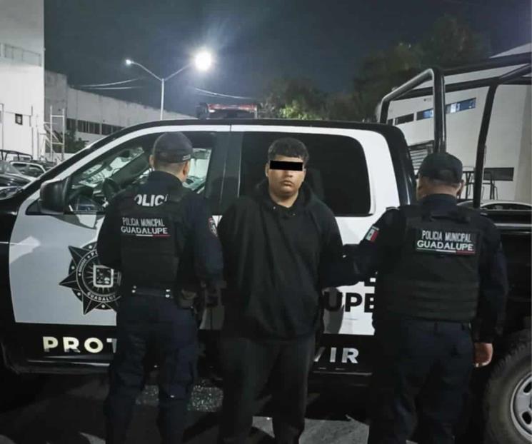 Detienen a asaltante en Guadalupe Detienen a asaltante en Guadalupe