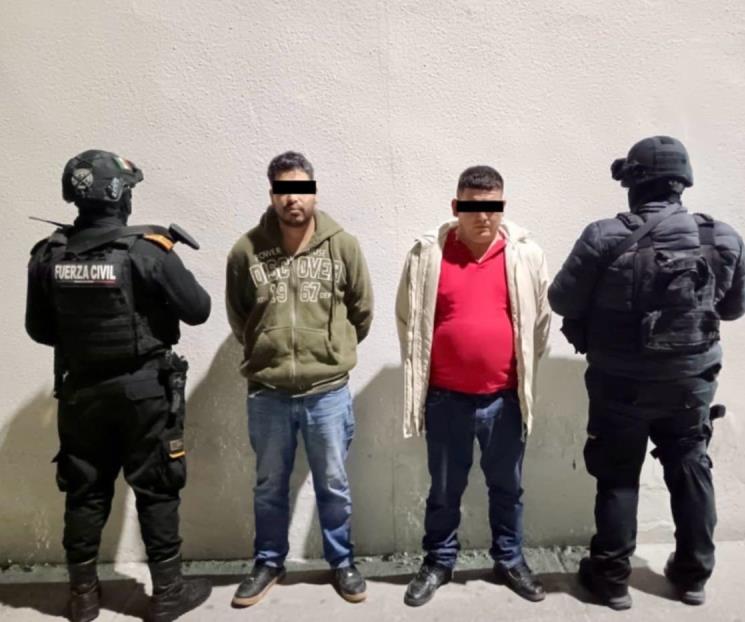 Caen dos con drogas en Guadalupe