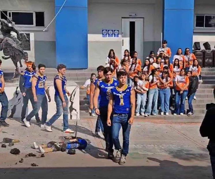 Realiza Prepa 2 de la UANL la quema de Borrego Realiza Prepa 2 de la UANL la quema de Borrego