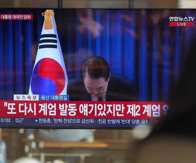 Pide perdón presidente surcoreano por ley marcial Pide perdón presidente surcoreano por ley marcial