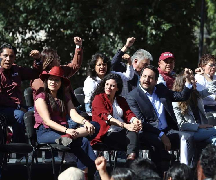 Simpatizantes de Morena en Tlatelolco para cierre de gira nacional Simpatizantes de Morena en Tlatelolco para cierre de gira nacional