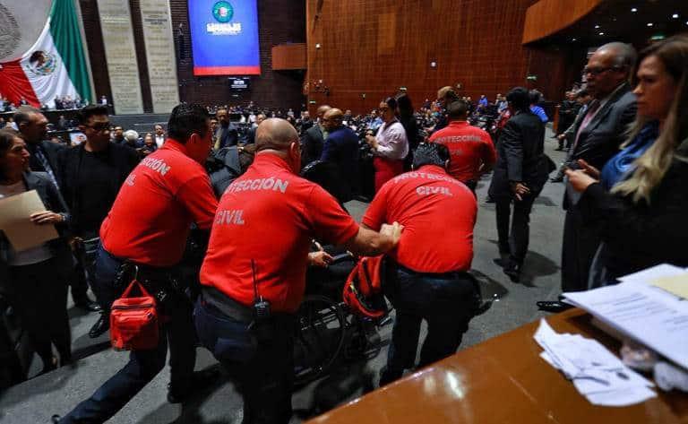 Se desvanece en plena sesión Diputada del PVEM