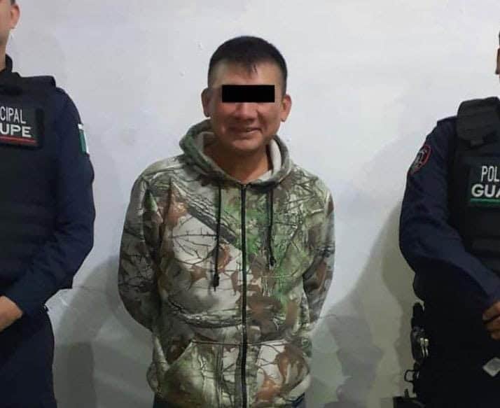 Tras golpear a su pareja e hijastra, un hombre fue detenido por elementos  de la Policía de Guadalupe en la Colonia Lomas de la Silla.