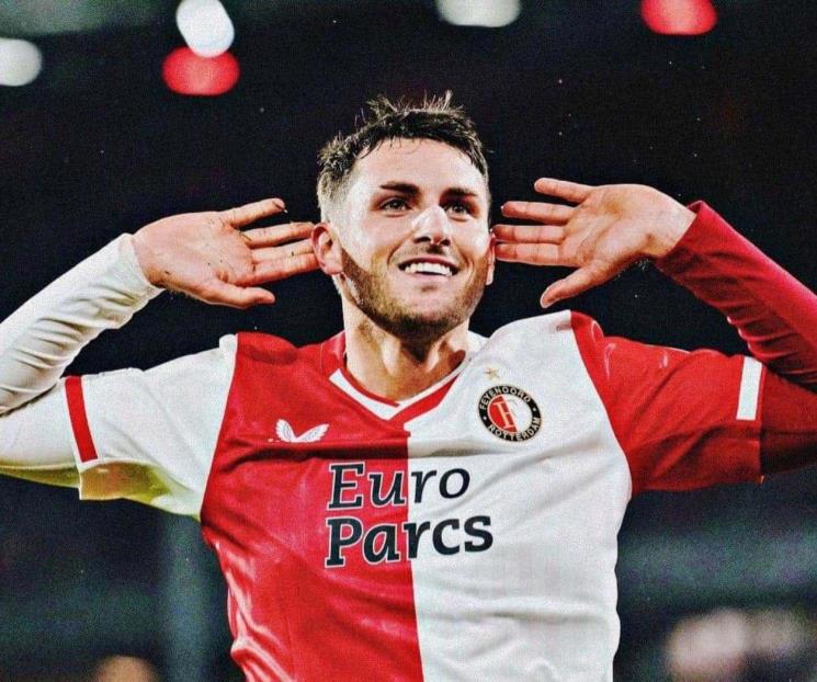 Anota Santi Giménez hat-trick con el Feyenoord Anota Santi Giménez hat-trick con el Feyenoord