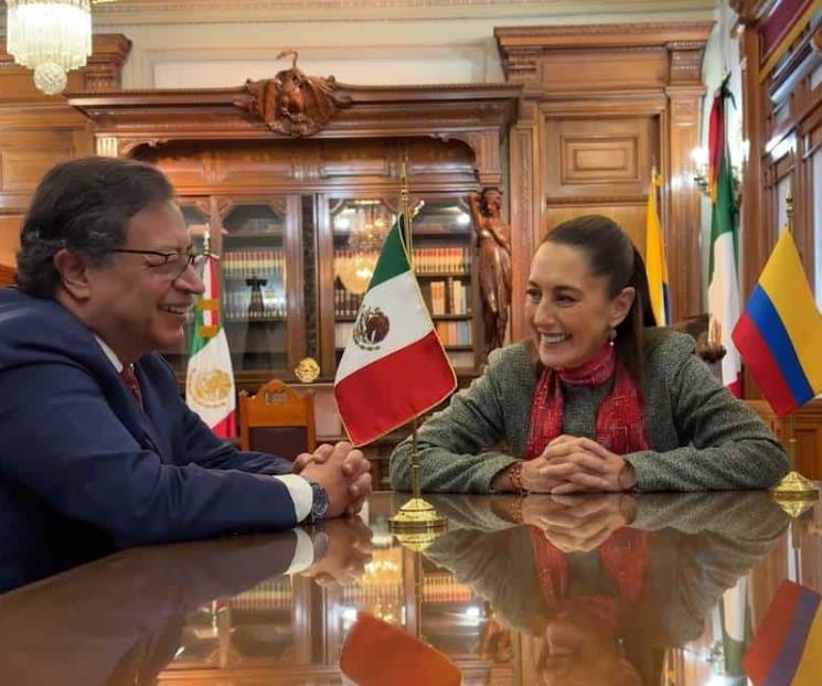 Concluye encuentro entre Sheinbaum y Gustavo Petro