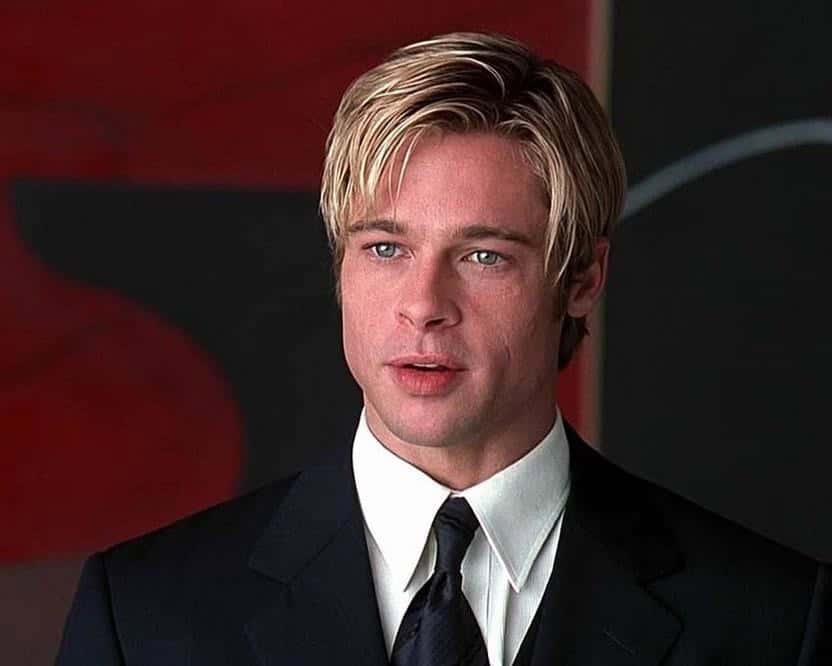 Si hay algo que caracteriza a Brad Pitt es su apuesto semblante, rasgo que lució en ¿Conoces a Joe Black del 98.