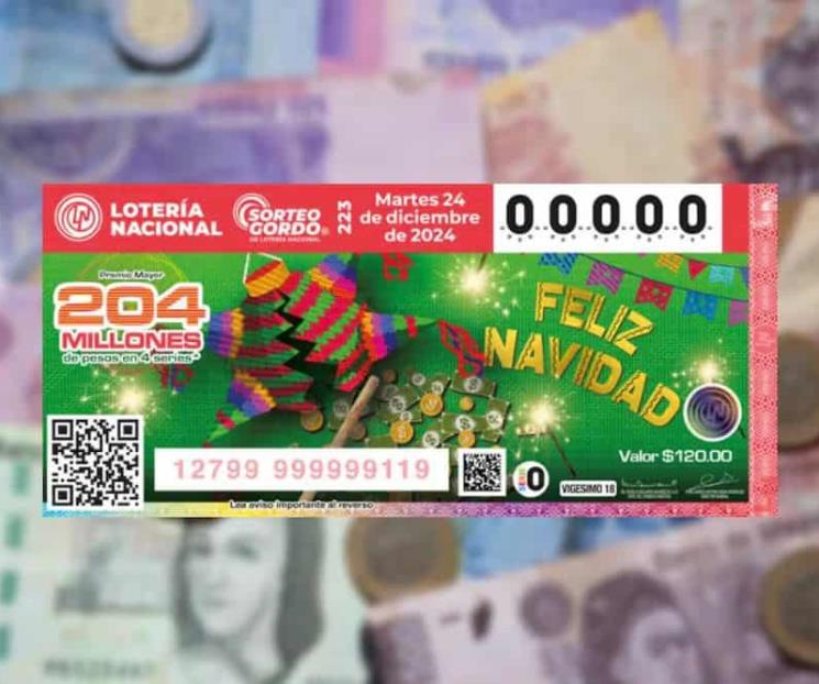 Darán hasta 204 mdp en Sorteo Gordo Navideño Darán hasta 204 mdp en Sorteo Gordo Navideño