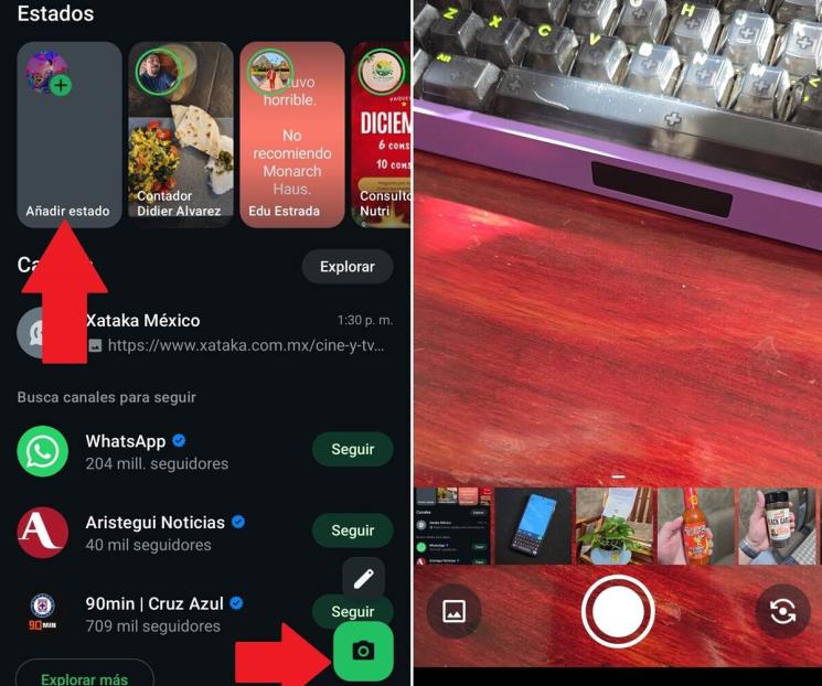 Presiona el botón de WhatsApp por más de 30 segundos
