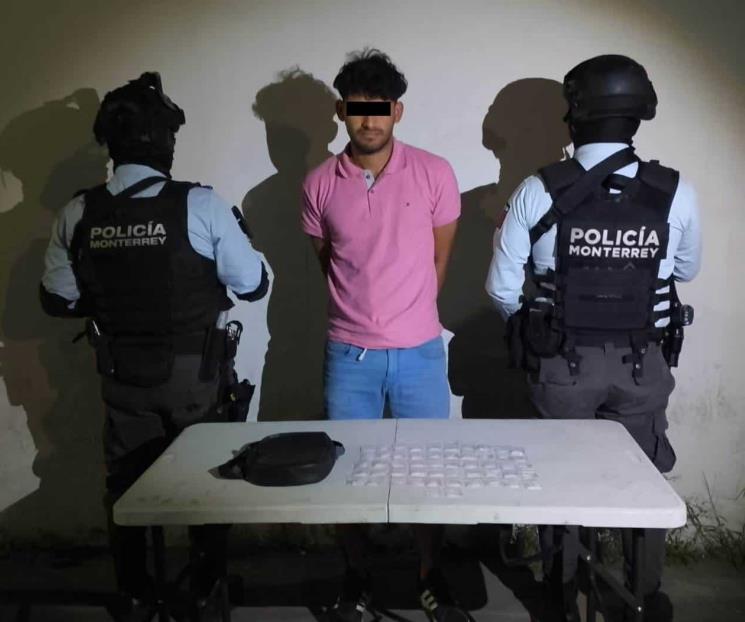 Cae con droga en la Colonia Treviño