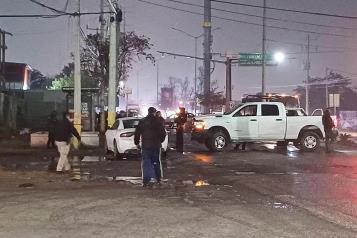 Atacan a convoy de Seguridad Pública
