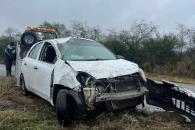 Sufre conductor salida de camino Sufre conductor salida de camino