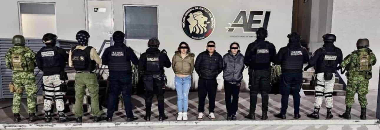 Aprehenden a tres con más de noventa dosis de cristal, en Guadalupe