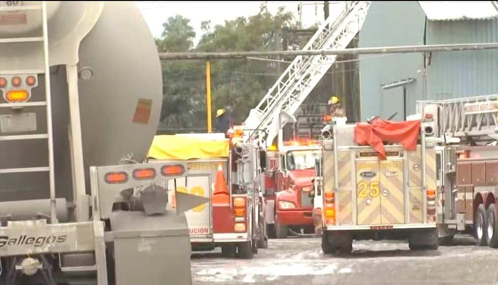 Se incendia empresa tratadora de cebada