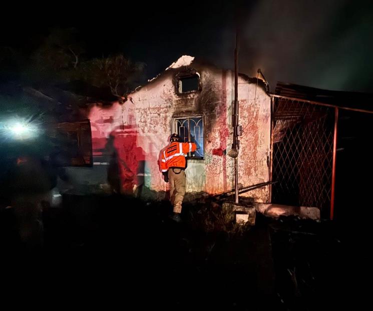 Fallece anciana en incendio de su casa