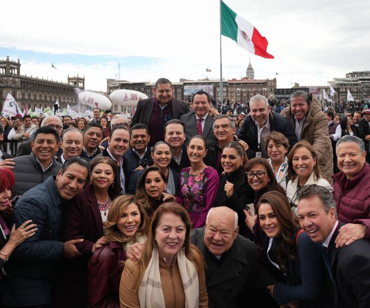 Muestran unidad gobernadores de oposición con Sheinbaum Muestran unidad gobernadores de oposición con Sheinbaum