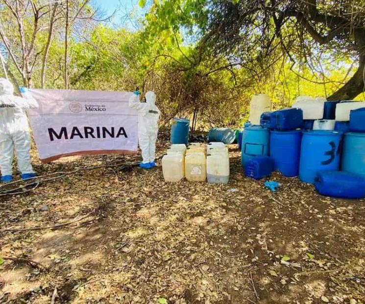 Neutralizan laboratorio clandestino en Sinaloa