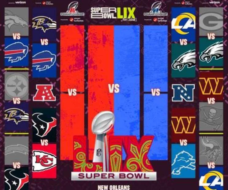 Así se jugará la Ronda Divisional de la NFL