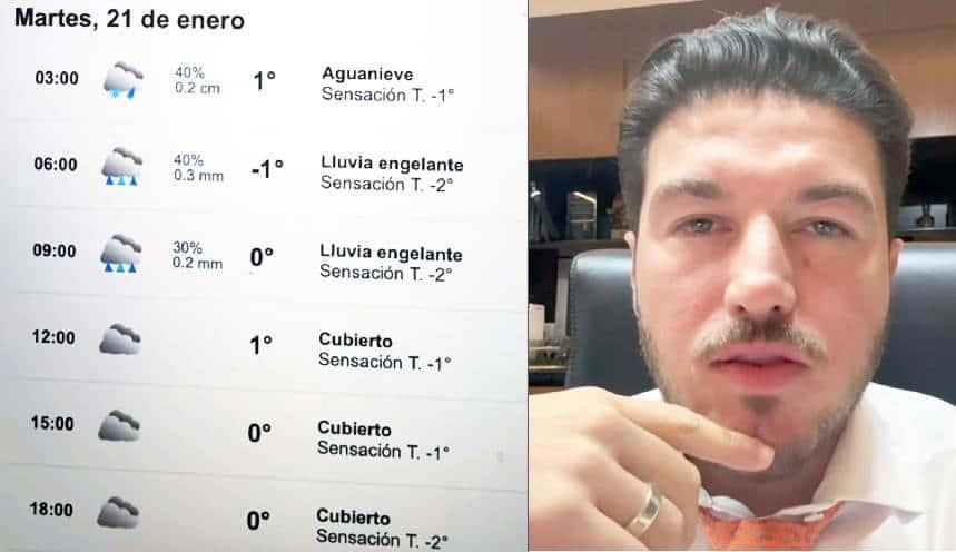Pide gobernador a población prepararse para la onda gélida