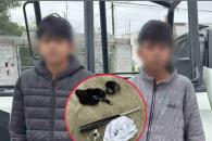 Detienen a dos con armas hechizas