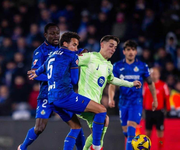 Empata el Barcelona con Getafe en la Liga de España