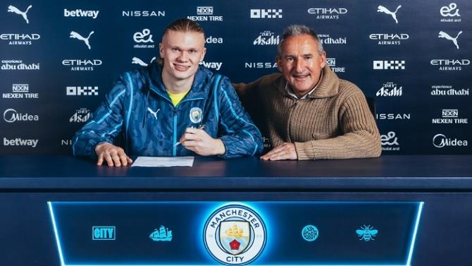 Haaland renueva con el Manchester City hasta 2034