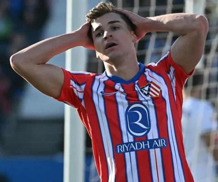 Pierde Atlético de Madrid y pone en riesgo la cima en España