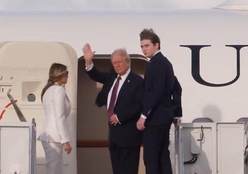 Viaja Donald Trump a Washington para su investidura 