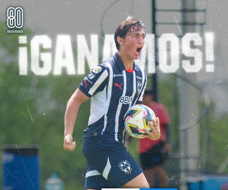 Sigue marcando goles Aldo De Nigris Jr con los Rayados Sub-17