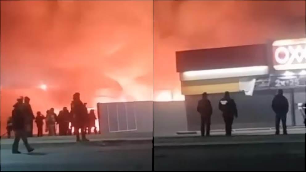 Migrantes incendian campamento en Chihuahua