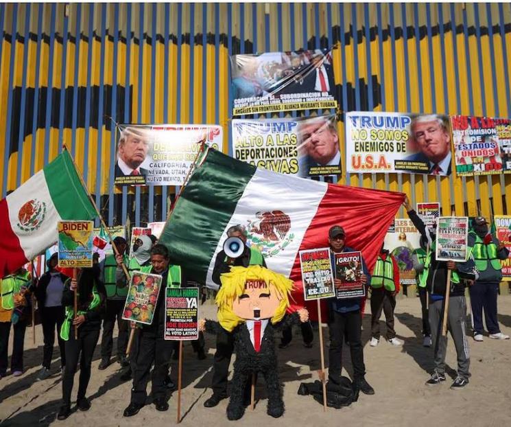 Protestan ante el cierre de CBP One
