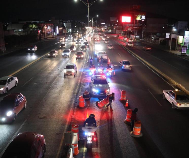 Evaluarán durante dos semanas contraflujo en Avenida Gonzalitos