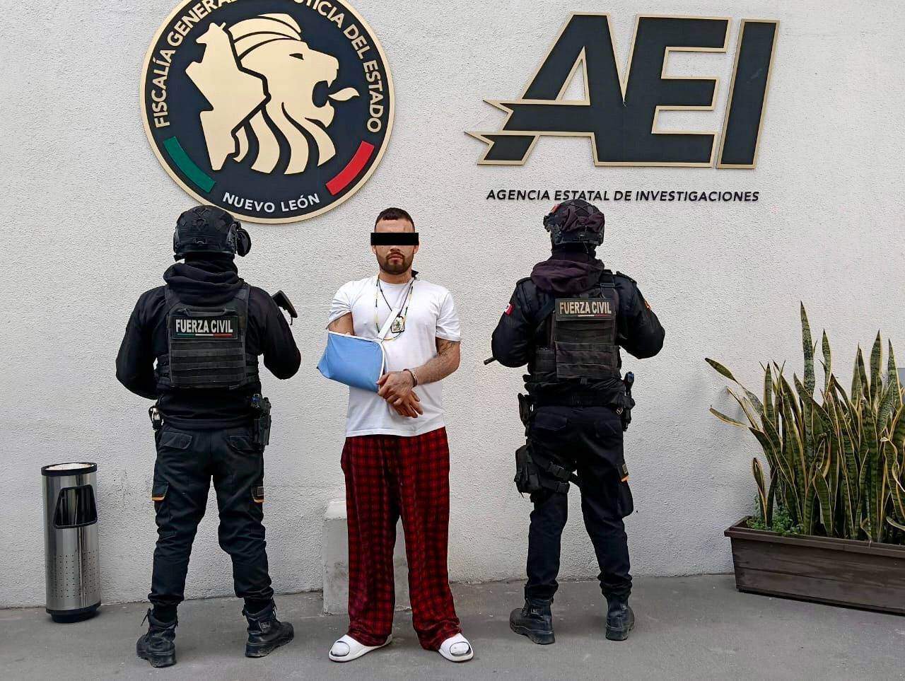 Gracias a una denuncia anónima ciudadana, Policías de Fuerza Civil efectuaron la aprehensión de una persona con estupefacientes, en Montemorelos.