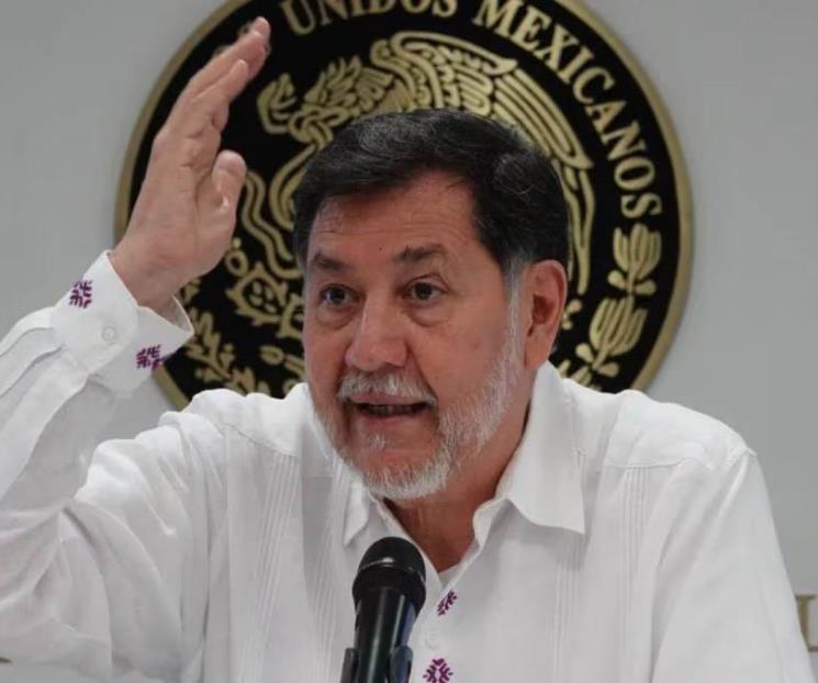 Rechaza Noroña declaración de Trump sobre cárteles mexicanos