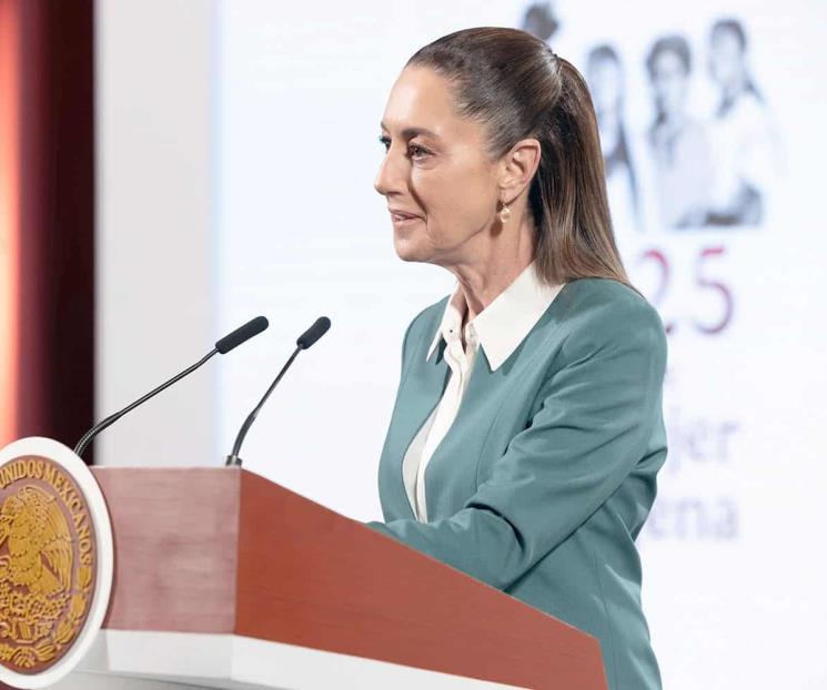 Felicita Sheinbaum al mandatario entrante de EU
