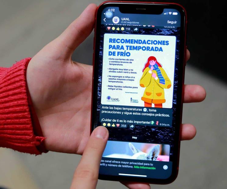 Amplía la UANL su comunicación digital con canal de WhatsApp