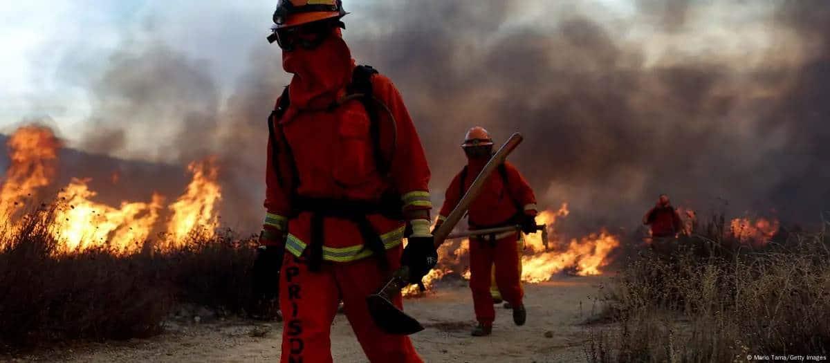 Intentan Bomberos contener nuevo incendio en Los Ángeles