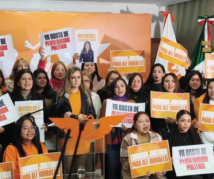 Respaldan mujeres de MC a Alejandra Morales