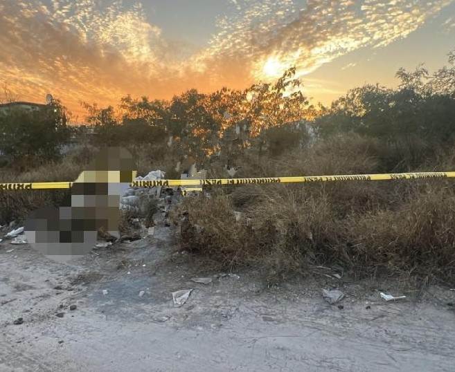 A pesar de la presunción de que en Apodaca bajaron los índices de  criminalidad, en un terreno baldío localizaron restos humanos.