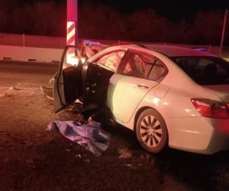 Muere pareja tras estrellarse en la Carretera a Laredo