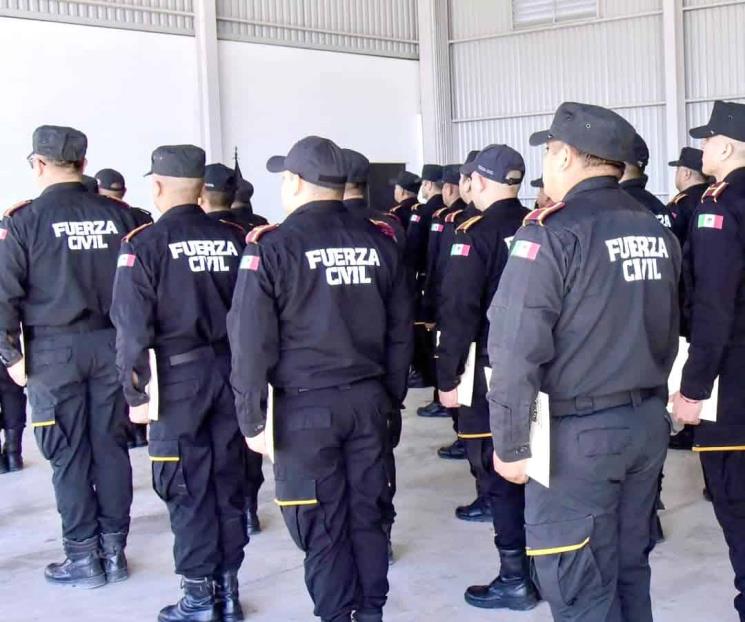 Reconocen a elementos de Fuerza Civil