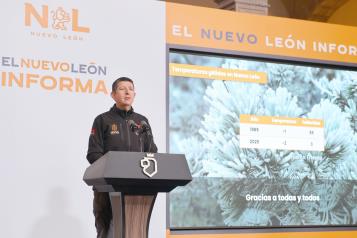 Deja un saldo blanco onda gélida en Nuevo León