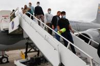 Arriban a Bogotá los colombianos deportados Arriban a Bogotá los colombianos deportados