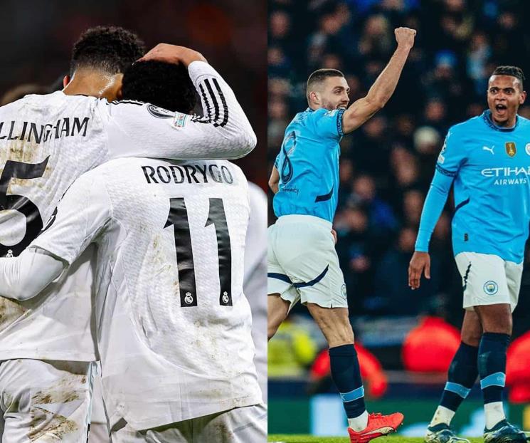 Real Madrid y el City amarran lugar en el playoff de la Champions