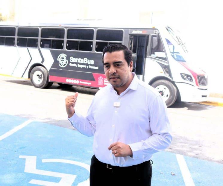 Sentencia Nava que SantaBus seguirá siendo gratis